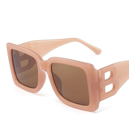 Quadratische Sonnenbrille Damenmode New Vintage