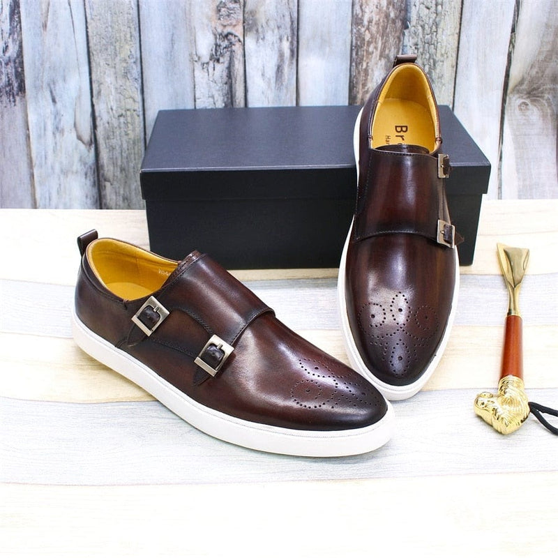 Leather Shoes Fashionable and Comfortable Flat Shoes