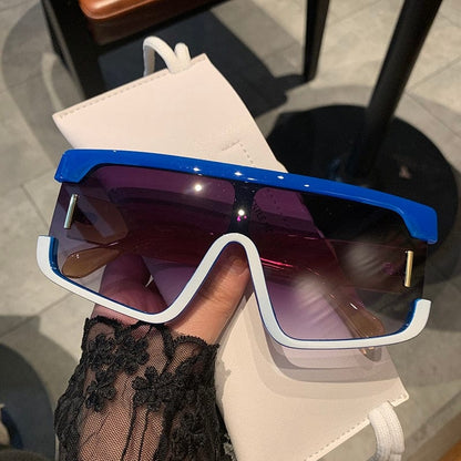 Neue Markendesigner-Sonnenbrille für Damen in Übergröße