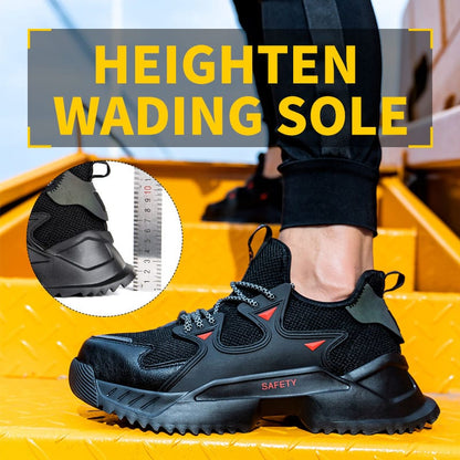 Chaussures de sécurité de travail pour hommes à embout d'acier