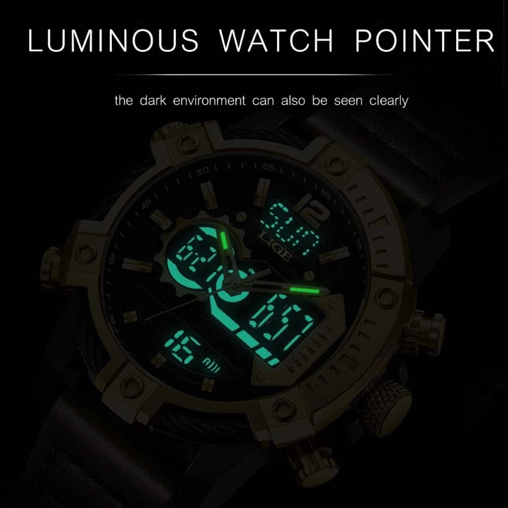 Military Waterproof Quartz Wristwatch Male
