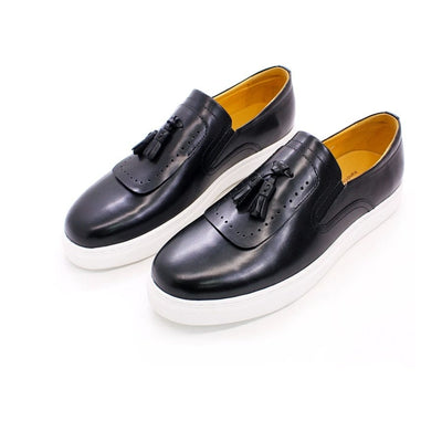 Leather Casual Shoes Tassels High-end