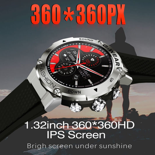 Smartwatch 360 * 360 Auflösung IPS Bluetooth