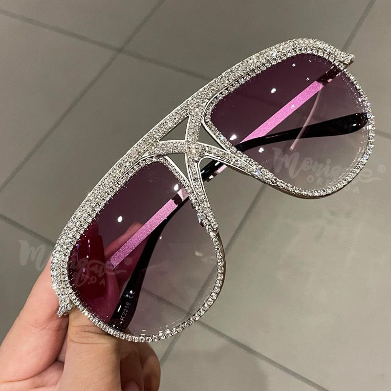 Oversized luxury sunglasses women