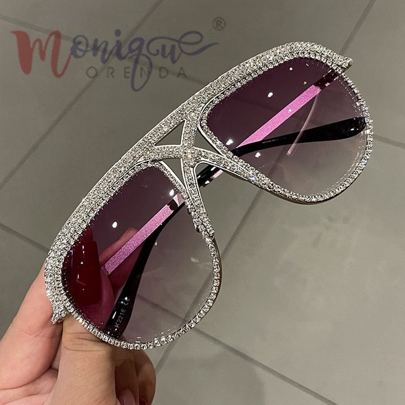 Oversized luxury sunglasses women
