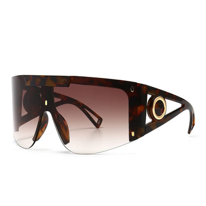 Übergroße Luxusmode-Sonnenbrille