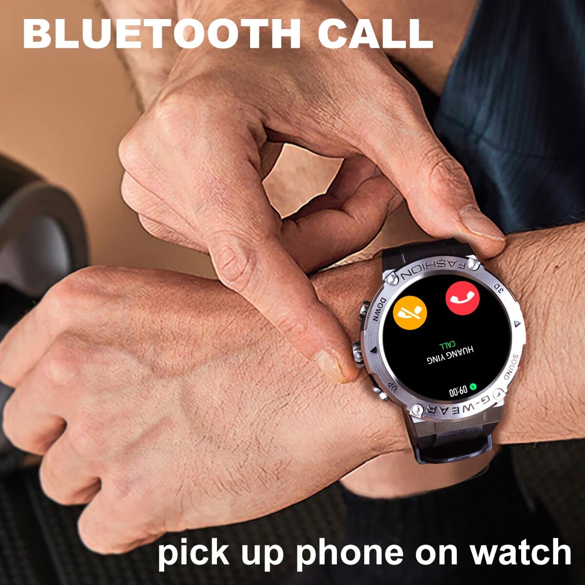 Smart Watch 360 * 360 Resolution IPS Bluetooth