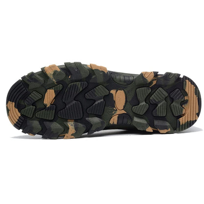 Camouflage Puncture Proof Safety Shoes Breathable