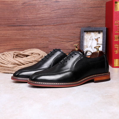 Genuine Leather Shoes Men