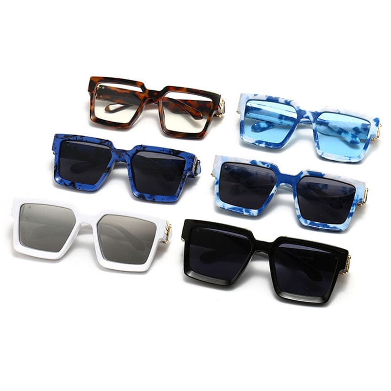 Men Anti Blue Light Eyewear Retro Clear Square Optical Spectacle Eyeglasses