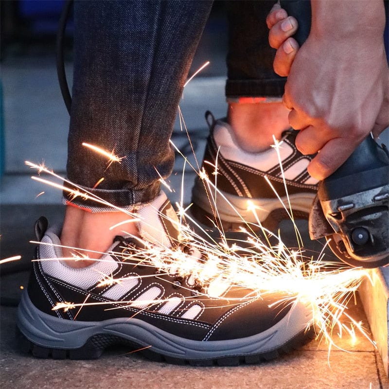 Zapatos de seguridad de acero para hombre,