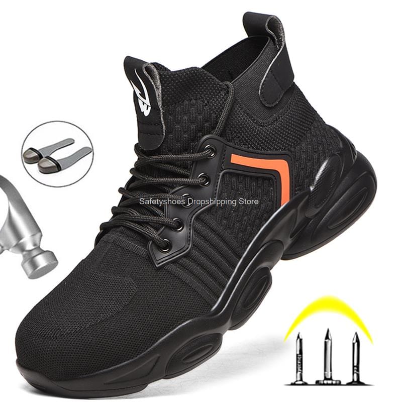 Indestructible Work Shoes Breathable Sneakers
