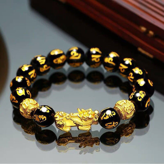 Feng Shui Glücks-Gebetsperlen-Armband für Herren