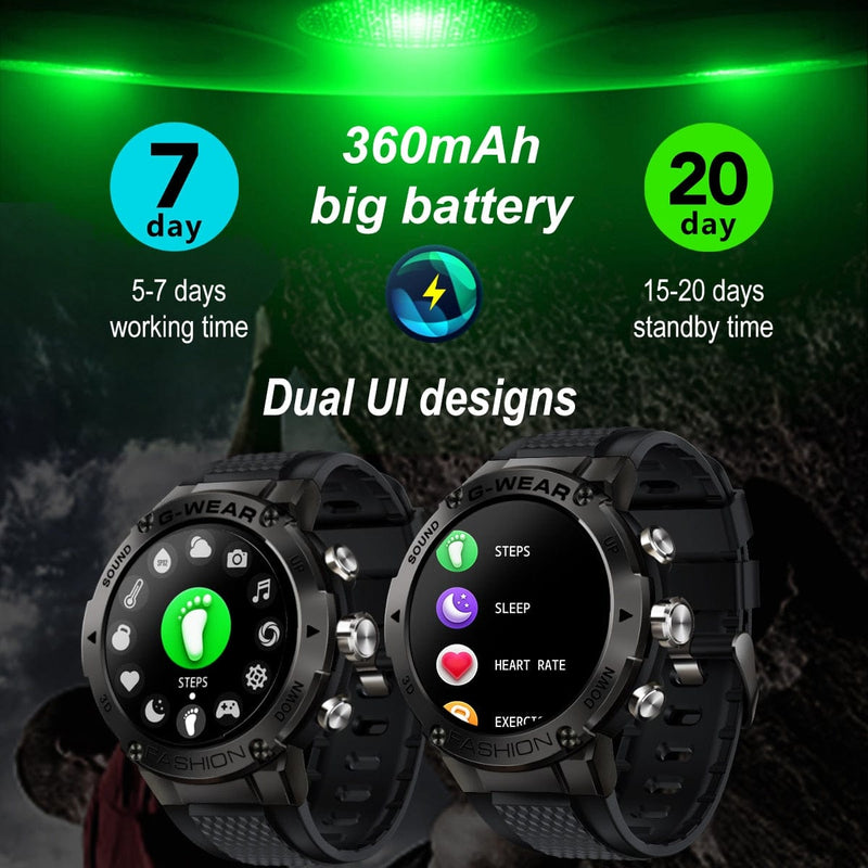 Montre intelligente 360 ​​* 360 résolution IPS Bluetooth