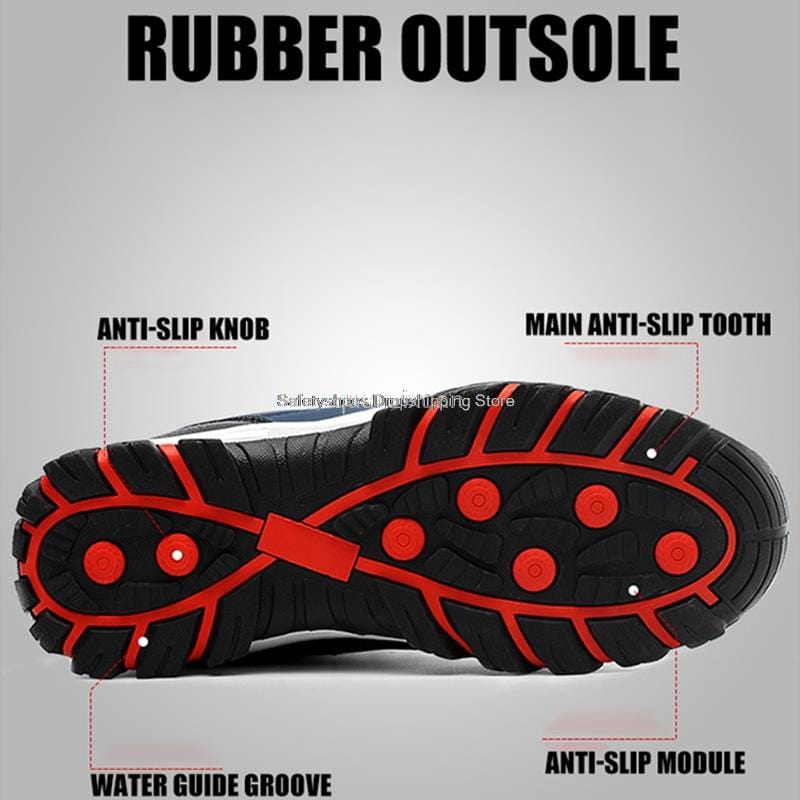 Men Work Safety Boots Anti-Puncture Indestructible