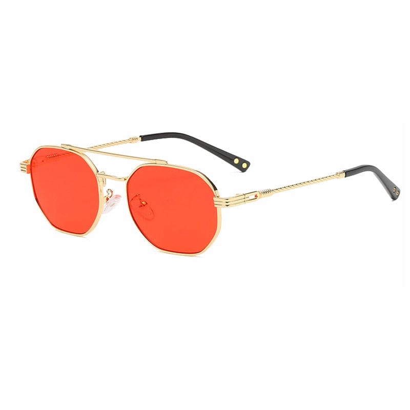 Luxuriöse, modische, quadratische Retro-Sonnenbrille