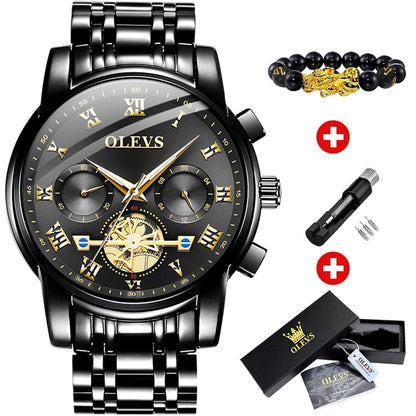 Luxus-Armbanduhr für Herren, Original-Quarz