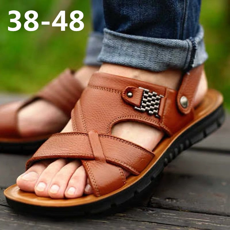 Sandals Genuine leather comfortable slip-on