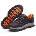 Steel toe shoes cap work safety breathable lace-up