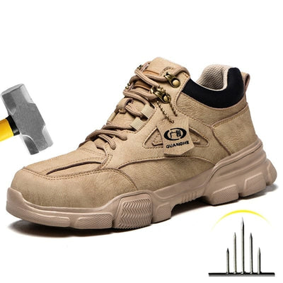 Men Work Safety Shoes with Steel Toe