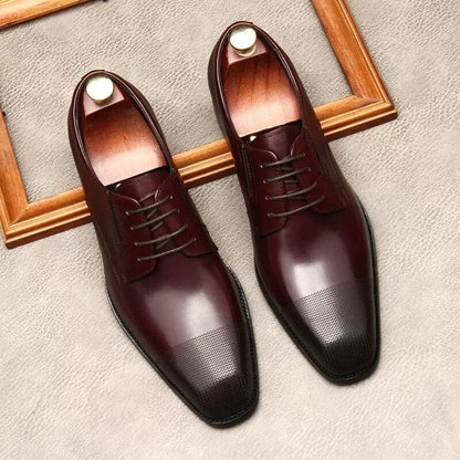 Chaussures de mode en cuir véritable pour hommes