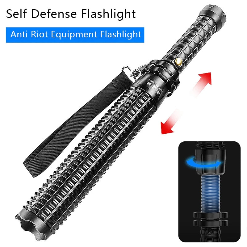 Flashlight Self Defense Stick Waterproof Baseball Bat Flashlight