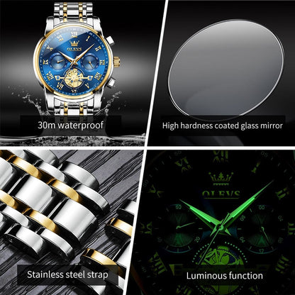 Luxus-Armbanduhr für Herren, Original-Quarz