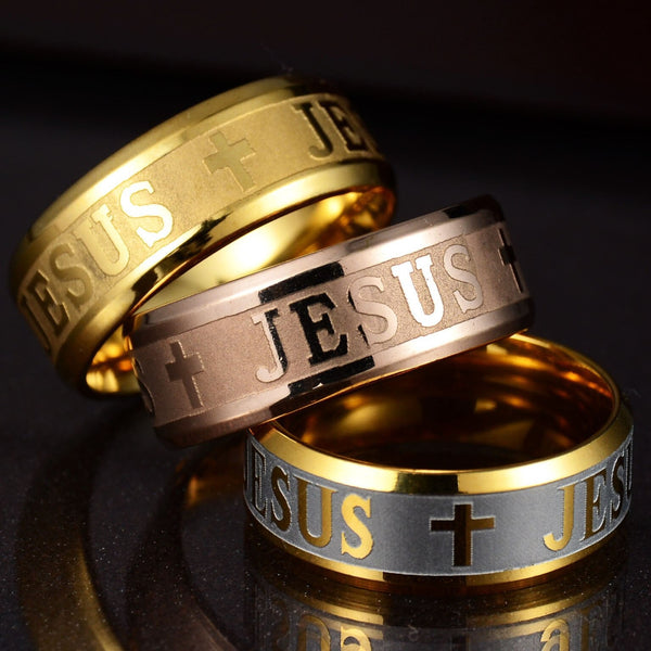 ANILLO ORO JESUS CRIST